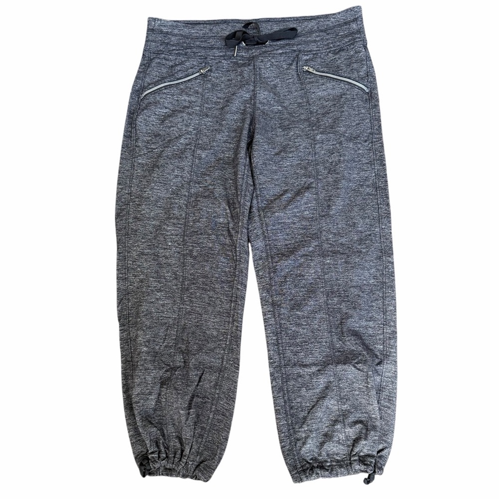 Athleta heathered cropped sweatpants joggers